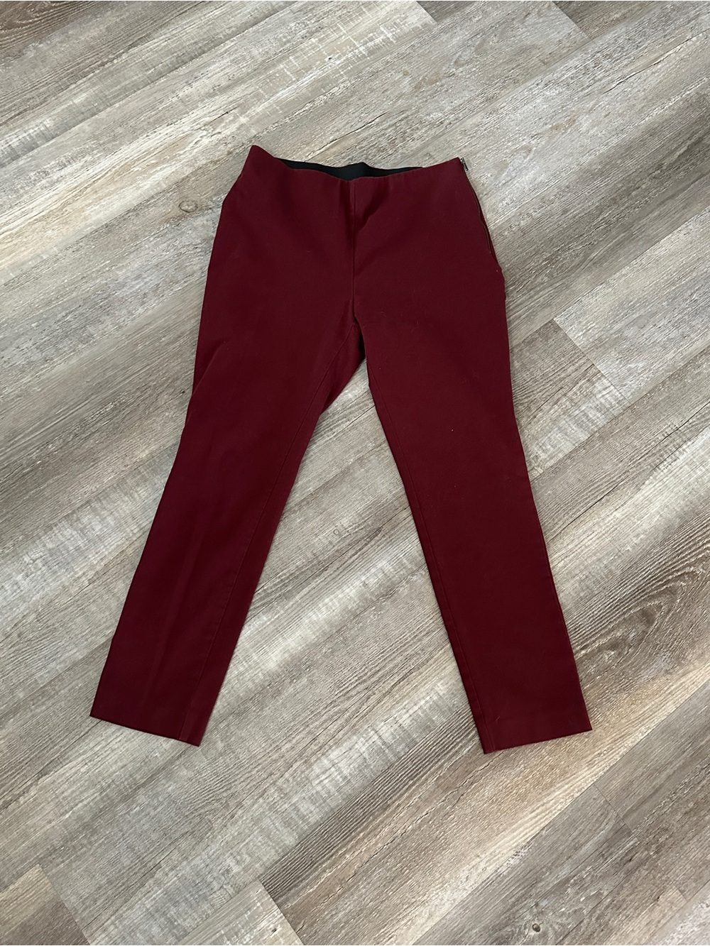 a new day Burgundy Zip-Front Pants